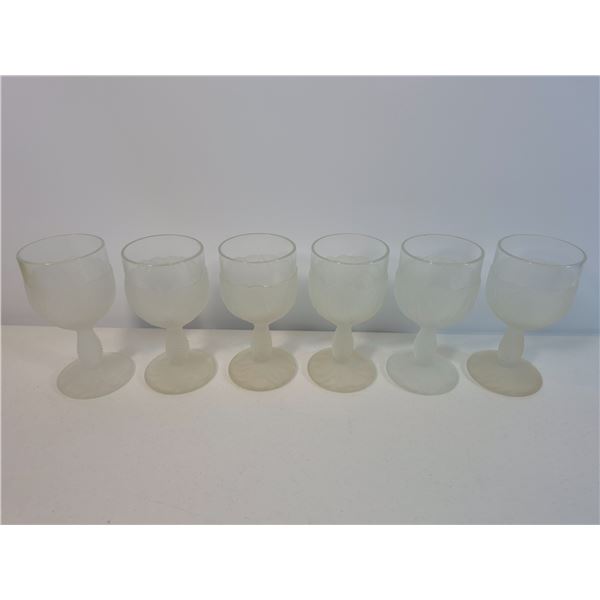 Floral Teapot Set with Vintage Glassware