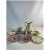 Image 1 : Assorted Vintage Floral Dishes & Pitcher