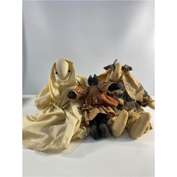 Group of  Primitive Dolls