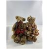 Image 1 : Trio of Collectible Teddy Bears