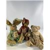 Image 1 : Group of Artist Teddy Bears and Bunny