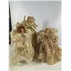 Image 1 : Lot of Three Victorian-Style Angel Dolls