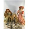 Image 1 : Collection of Large Porcelain Display Dolls
