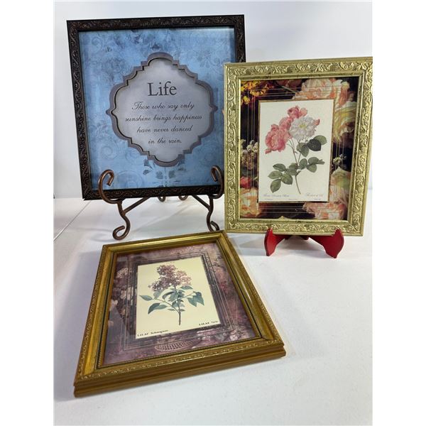 Framed Inspirational and Botanical Art Prints