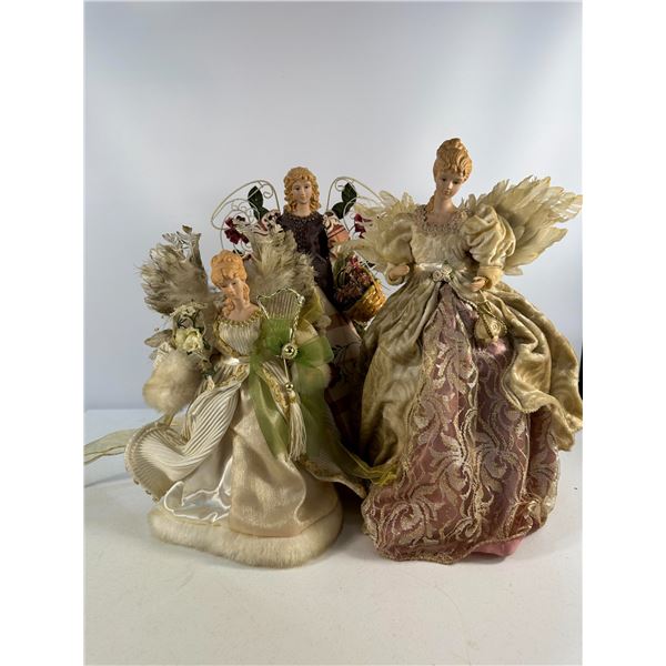 Trio of Decorative Angel Figurines