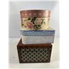 Image 3 : Set of Three Decorative Storage Trunks