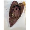 Image 3 : Rustic Heart Wall Birdhouse Décor