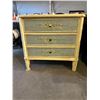 Hand-Painted Three-Drawer Chest
