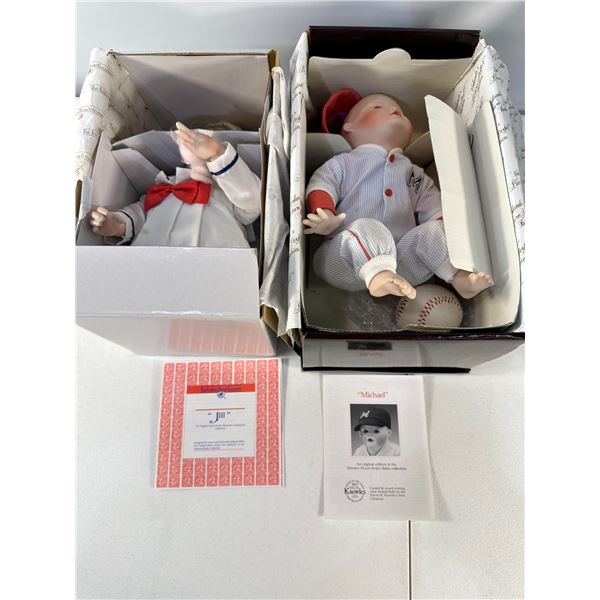 Ashton-Drake 'Jill' and 'Michael' Dolls by Yolanda Bello