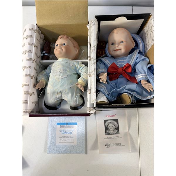 Ashton-Drake 'Johnny' and 'Amanda' Dolls by Yolanda Bello