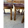 Image 12 : Vintage Oak Dining Table with 8 Chairs