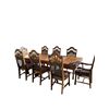 Image 1 : Vintage Oak Dining Table with 8 Chairs
