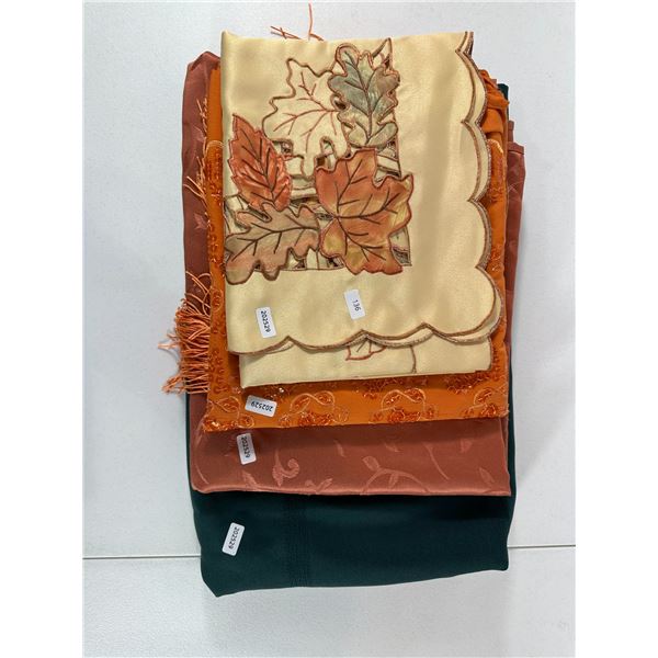 Autumn Table Linens and Runners (Set of 4)