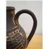 Image 4 : Textured Ceramic Pitcher w/ Handle Made in W. Germany Marked 1514-50 (handle cracked) 8" Dia, 19"H