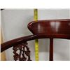 Image 16 : Carved Wooden Chinese Corner Chair 21" x 20" x 33"H