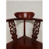 Image 4 : Carved Wooden Chinese Corner Chair 21" x 20" x 33"H
