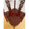Image 5 : Carved Wooden Chinese Corner Chair 21" x 20" x 33"H