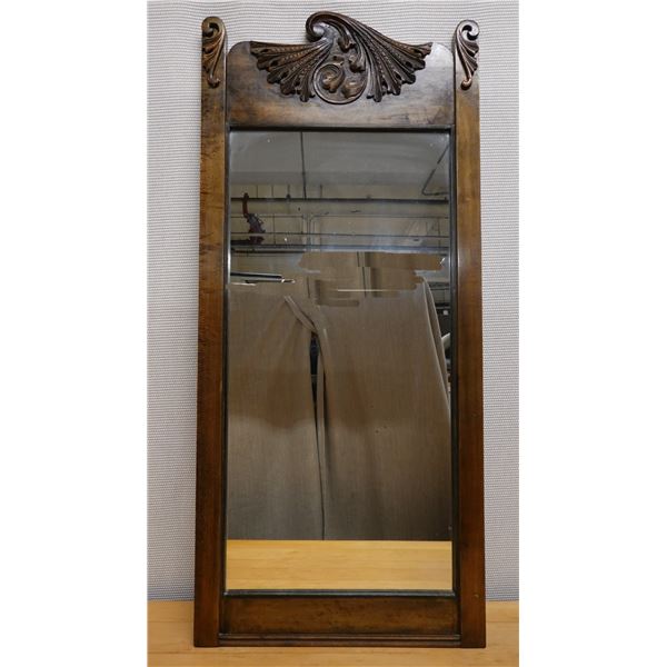 Carved Wooden Wall Mirror 26" x 58"