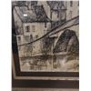 Image 5 : Landscape Scene Sketch Signed by Artist Lemarchand (?), Framed 19" x 26"