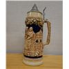 Image 1 : Gerz Large German Beer Stein w/ Lid & Maker's Mark 5" Dia x 13"H