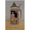 Image 1 : Gerz German Beer Stein w/ Lid & Maker's Mark 4" Dia x 11"H