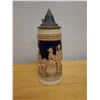 Image 3 : Gerz German Beer Stein w/ Lid & Maker's Mark 4" Dia x 11"H