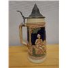 Image 4 : Gerz German Beer Stein w/ Lid & Maker's Mark 4" Dia x 11"H