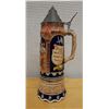 Image 1 : Gerz German Beer Stein Music Box w/ Lid & Maker's Mark 4" Dia x 12"H