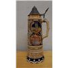 Image 1 : Gerz German Beer Stein Music Box w/ Lid & Maker's Mark 4.5" Dia x 12"H