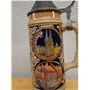 Image 2 : Gerz German Beer Stein Music Box w/ Lid & Maker's Mark 4.5" Dia x 12"H