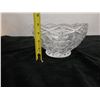 Image 21 : Qty 4 Glass Items: 2 Candle Holders, 2 Bowls (1 w/ Pinwheel Design), Misc Sizes