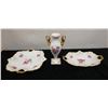 Image 1 : Qty 3 Alba Bunst Alboth a Kaisen Bavaria Dishes: 2 Platters & Vase, Misc Sizes