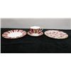 Image 1 : Qty 3 Royal Albert Bone China Dishes:  Ruby Damask Plate, Cup & Saucer, Pink Chintz Plate, Misc Size