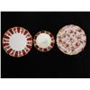 Image 2 : Qty 3 Royal Albert Bone China Dishes:  Ruby Damask Plate, Cup & Saucer, Pink Chintz Plate, Misc Size
