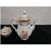 Image 4 : Schumann Arzberg Bavaria Tea Pot w/ Lid & Dresden Flowers Sugar Bowl, Misc Sizes