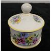 Image 1 : Old Foley, James Kent Ltd, Staffordshire England Floral Bowl w/ Lid 4" Dia, 4.5"H