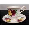 Image 1 : Queen Anne England Bone China Tea Cup & Saucer, Misc Sizes