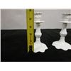 Image 9 : Qty 2 Wedgwood England Bone China Candle Holders 3" Dia, 6"H