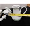 Image 18 : Qty 7 Eschenbach Bavaria Germany Tea Cups & Saucers, Tea Pot, Creamer & Sugar Bowl, Misc Sizes