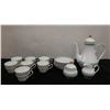 Image 1 : Qty 7 Eschenbach Bavaria Germany Tea Cups & Saucers, Tea Pot, Creamer & Sugar Bowl, Misc Sizes