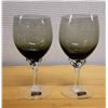 Image 1 : Qty 2 Zylstra Fine Crystal  Japan Stemmed Wine Glasses 3" Dia, 6.75"H
