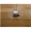 Image 3 : Qty 2 Zylstra Fine Crystal  Japan Stemmed Wine Glasses 3" Dia, 6.75"H