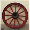 Image 1 : Wooden Wagon Wheel 36" Dia