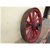 Image 8 : Wooden Wagon Wheel 36" Dia