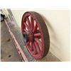 Image 9 : Wooden Wagon Wheel 36" Dia