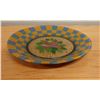 Image 1 : Mackenzie Childs Side Plate w/ Floral Center 11" Dia