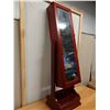 Image 20 : Wooden 2-Sided Cabinet w/ Mirrored Door 18" x 14" x 61"