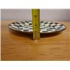 Image 10 : Qty 4 Camp Mackenzie Childs Courtly Check Dinner Plates 12" Dia