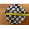 Image 8 : Qty 4 Mackenzie Childs Courtly Check Shallow Bowls 9" Dia, 1.5"H