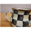Image 12 : Qty 4 Mackenzie Childs Courtly Check Coffee Mug 3.5" Dia, 3.75"H